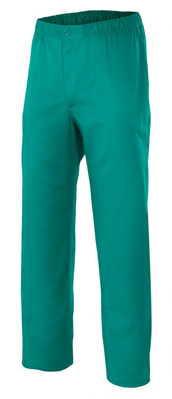 Pantalones sanitarios velilla pijama con cremallera y botón de algodon para personalizar vista 1