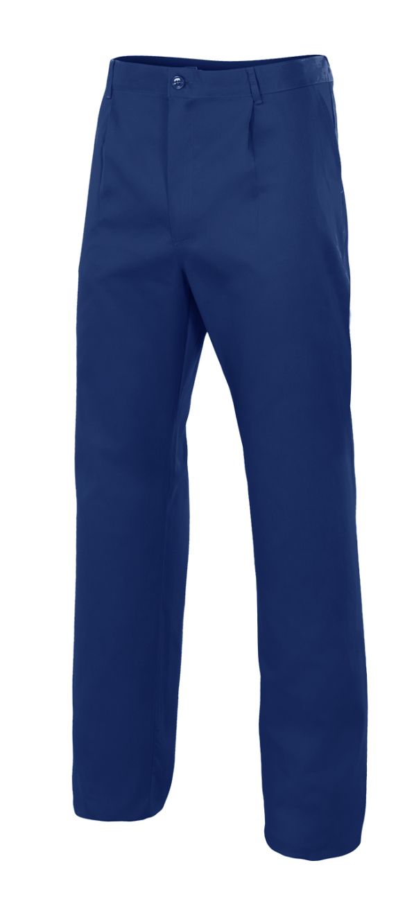 Pantalones de trabajo velilla bolsillo en pierna derecha de algodon para personalizar vista 1