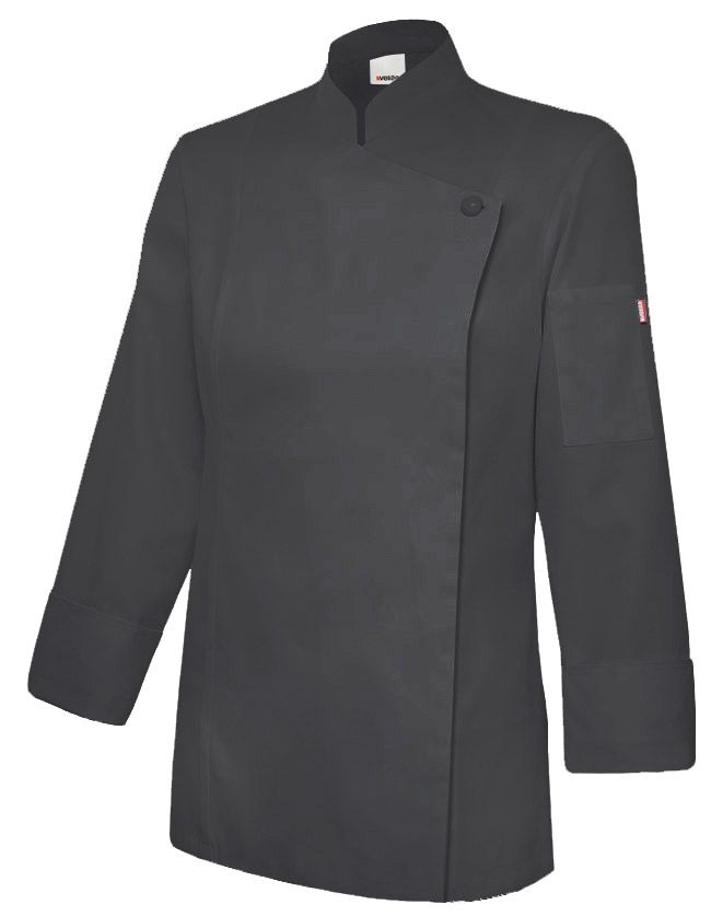 Chaquetas de cocinero velilla de cocina mujer con cremallera de algodon para personalizar vista 1