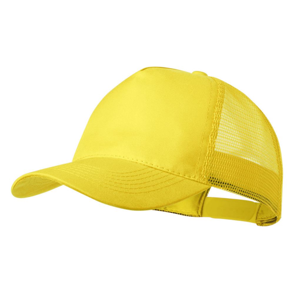 Gorras clipak de poliéster con logo vista 1