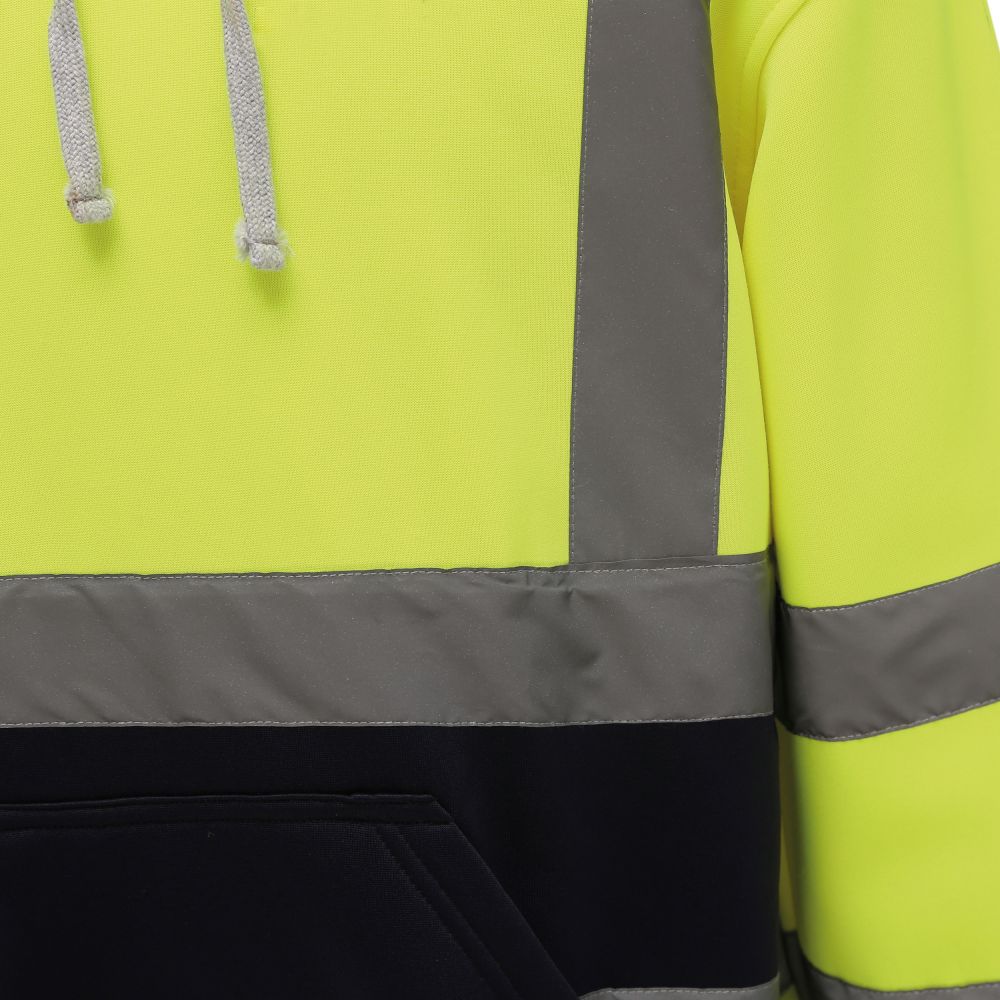 Sudadera alta visibilidad capucha Manga larga