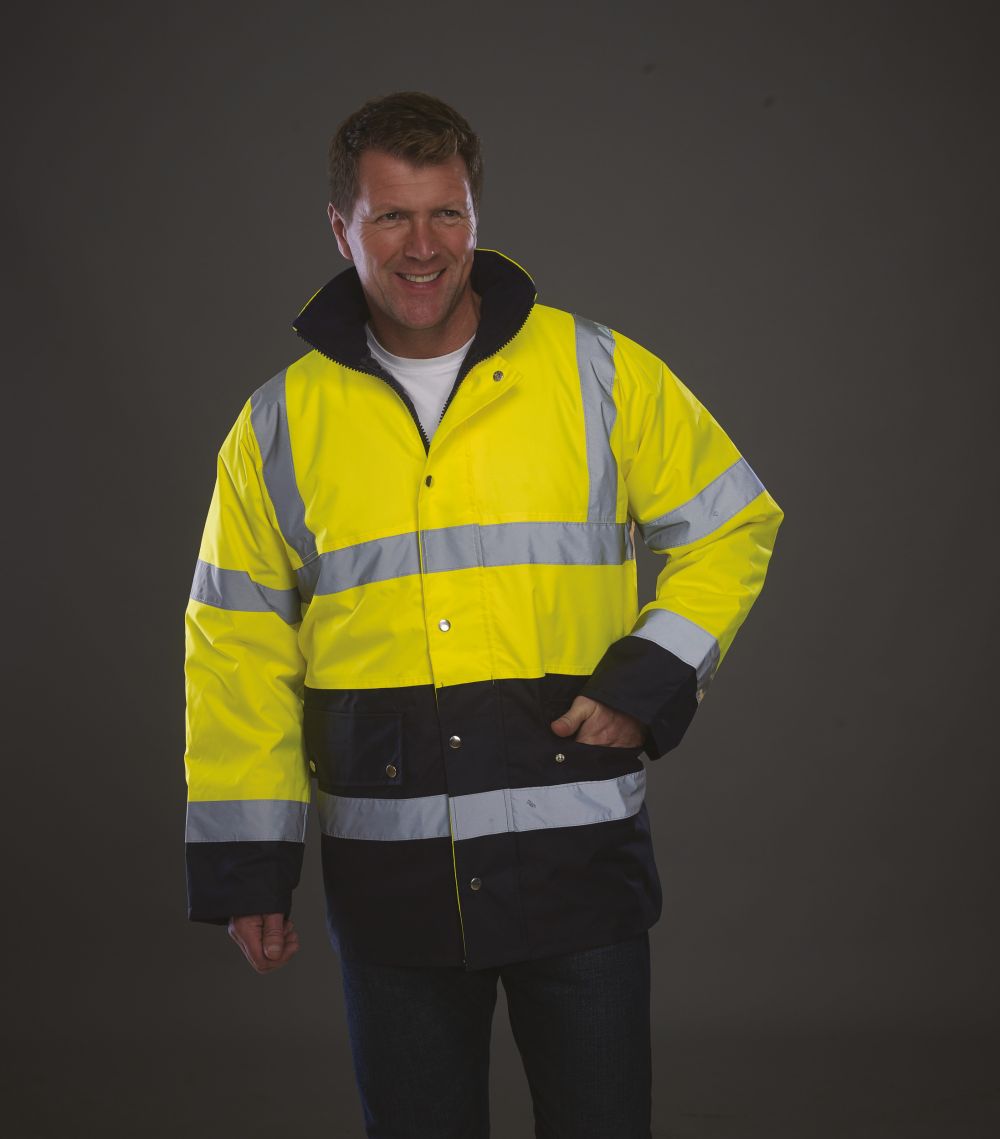 Chaqueta de seguridad alta visibilidad bicolor Manga larga