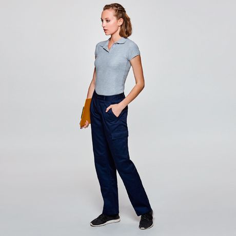 Pantalones de trabajo roly daily mujer de poliéster con impresión vista 1