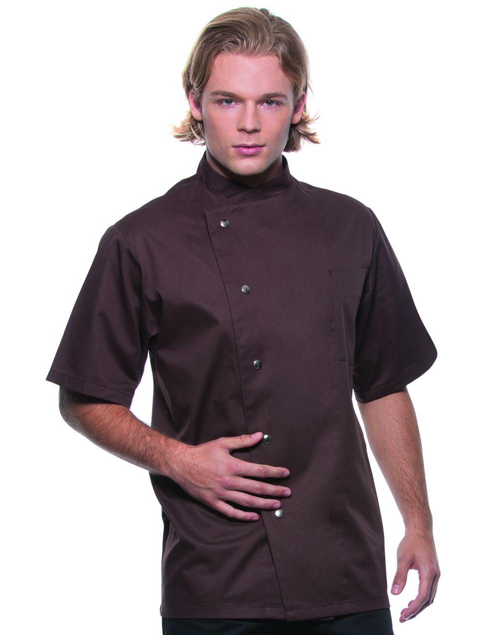 Chaquetillas de cocina karlowsky chef gustav manga corta para personalizar vista 1