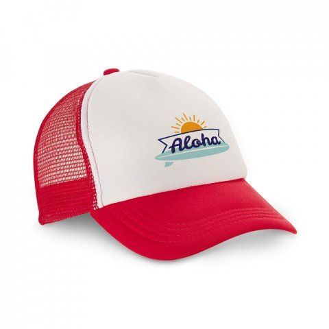 Gorras nicola de poliéster vista 1