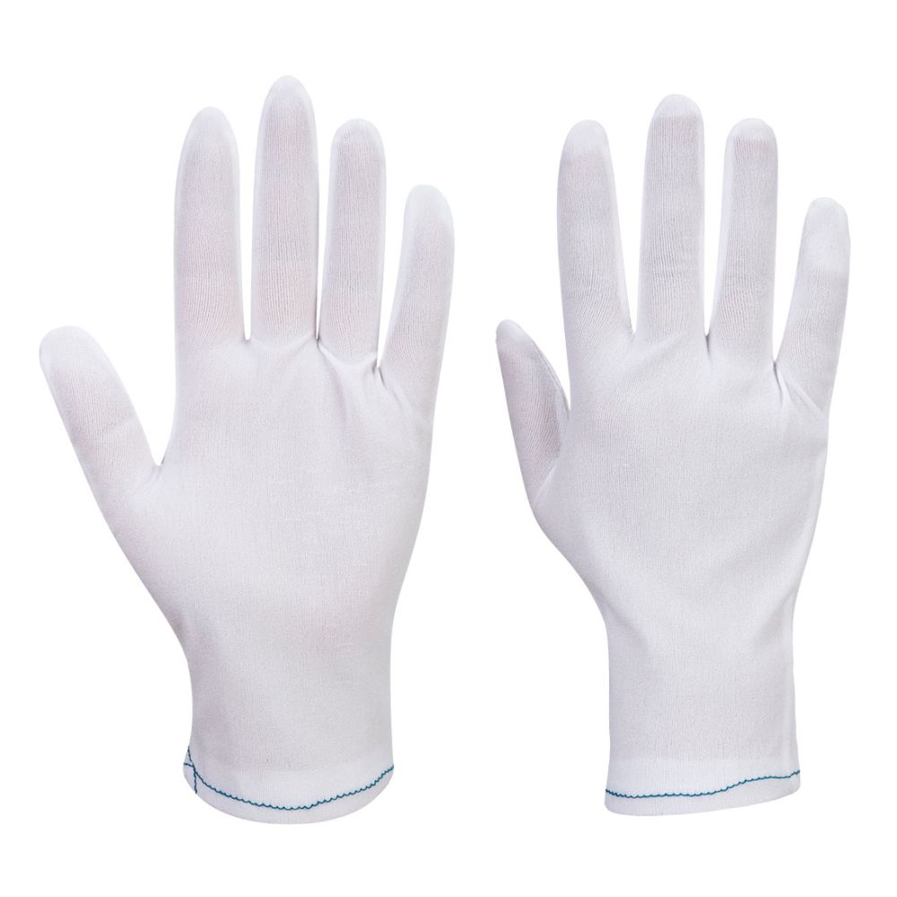 Guantes de trabajo de nylon para inspección (600 pares) con impresión vista 1