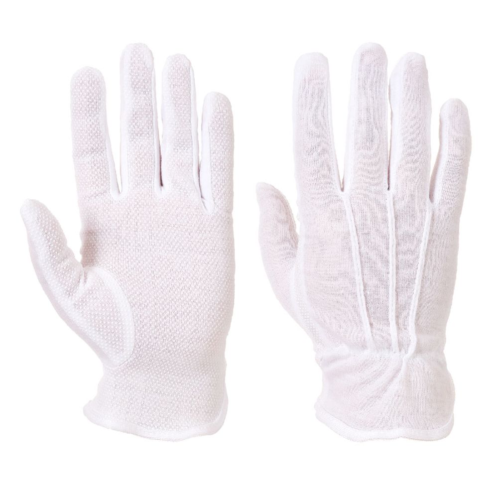 Guantes de trabajo microdot con logo vista 1