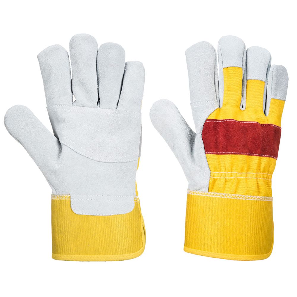 Guantes de trabajo clásico chrome rigger con impresión vista 1