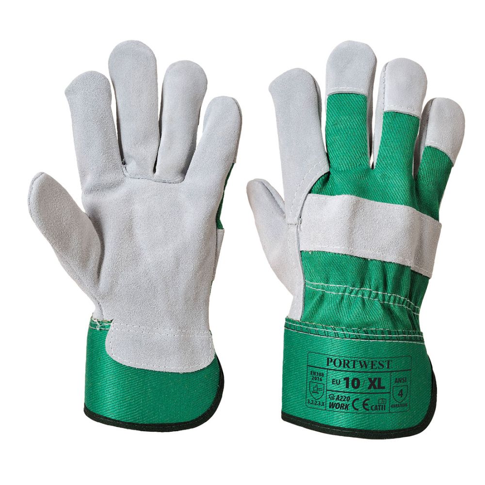 Guantes de trabajo rigger premium chrome vista 1