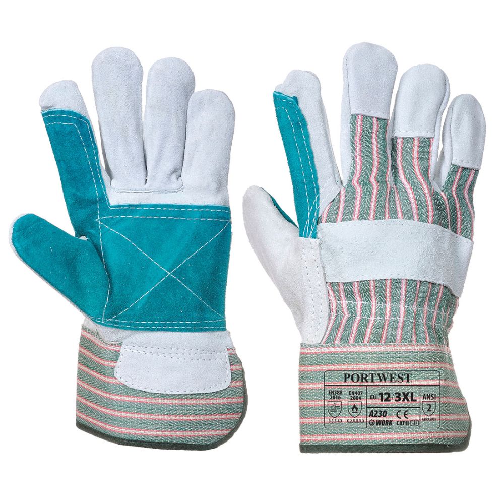 Guantes de trabajo rigger double palm para personalizar vista 1