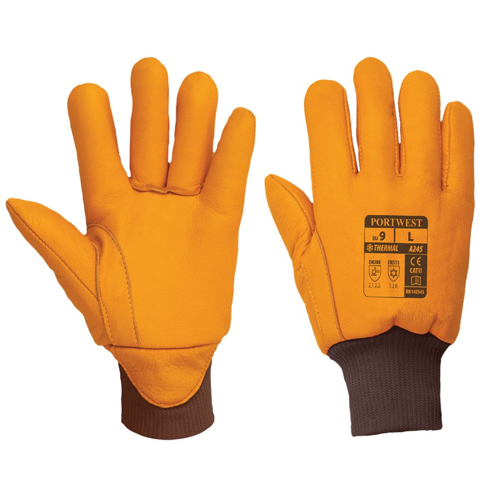 Guantes de trabajo de insulatex antarctica con logo vista 1