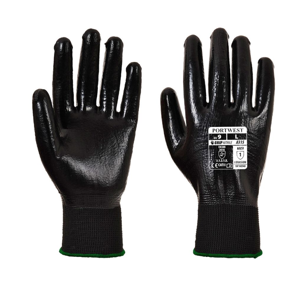 Guantes de trabajo all flex grip vista 1