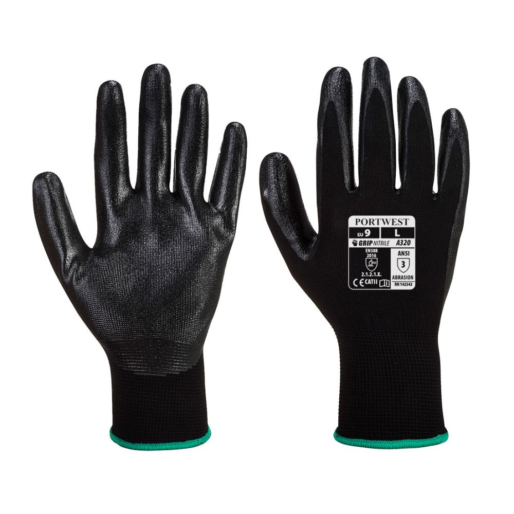 Guantes de trabajo dexti grip con logo vista 1