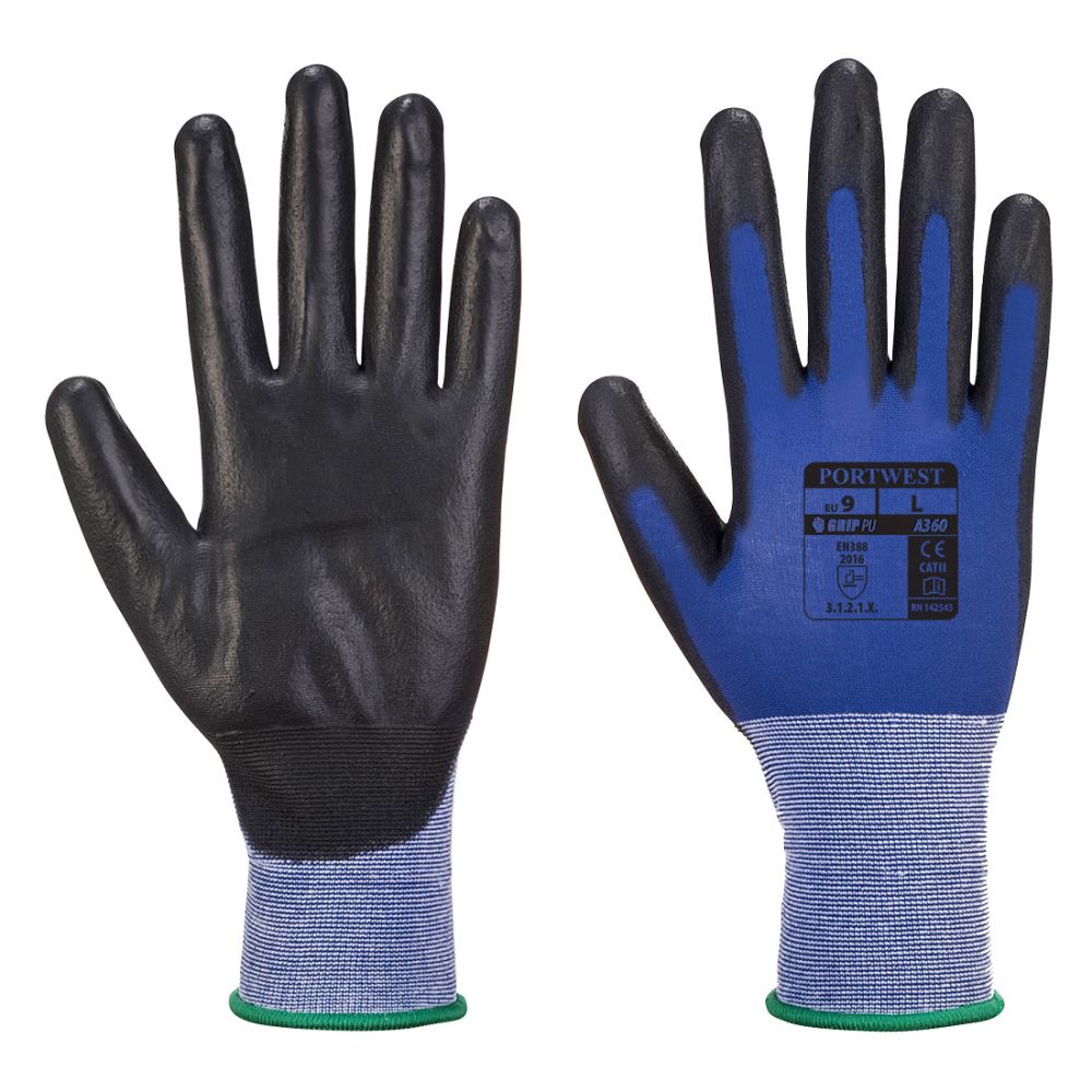 Guantes de trabajo senti flex con impresión vista 1