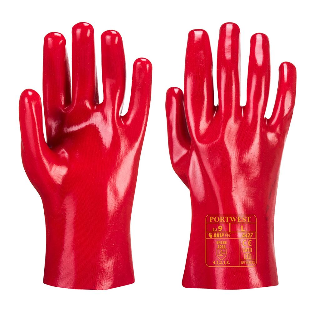 Guantes de trabajo de pvc a427 vista 1