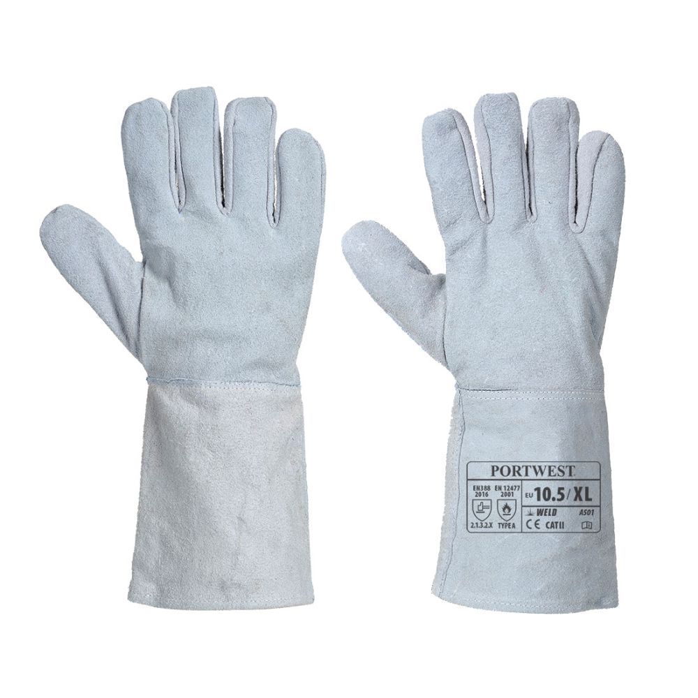 Guantes de trabajo de soldador ambi dex vista 1
