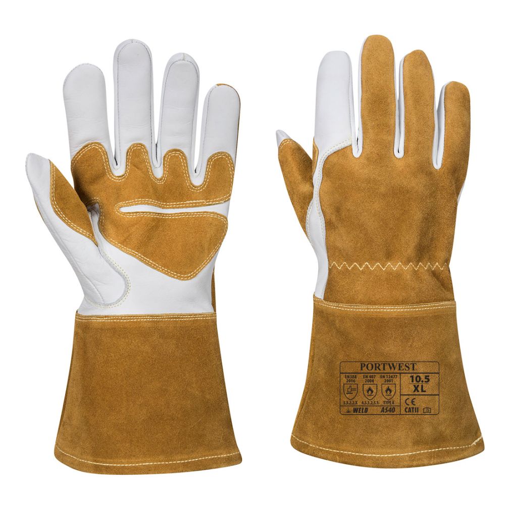 Guantes de trabajo de soldadura ultra vista 1