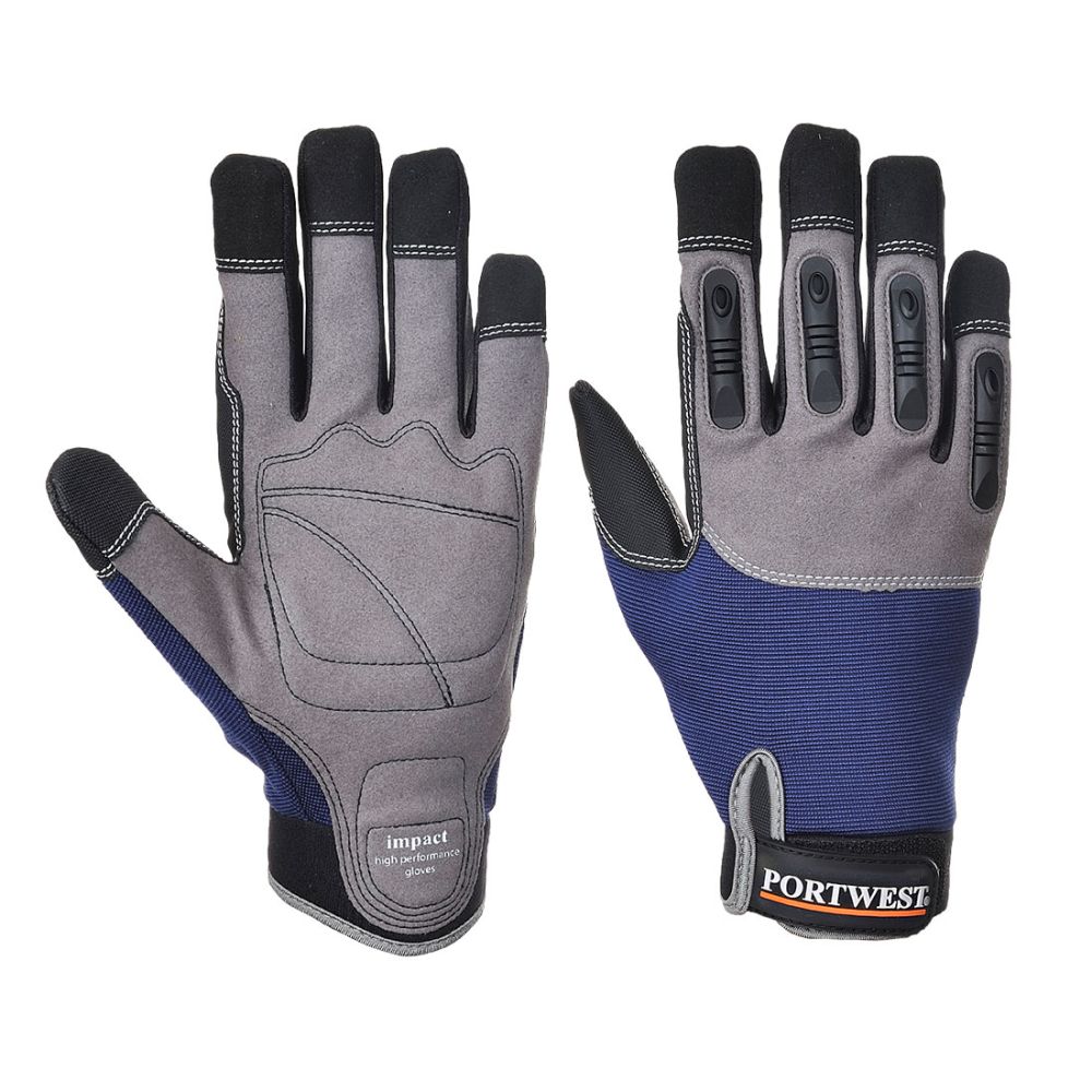 Guantes de trabajo impact altas prestaciones para personalizar vista 1