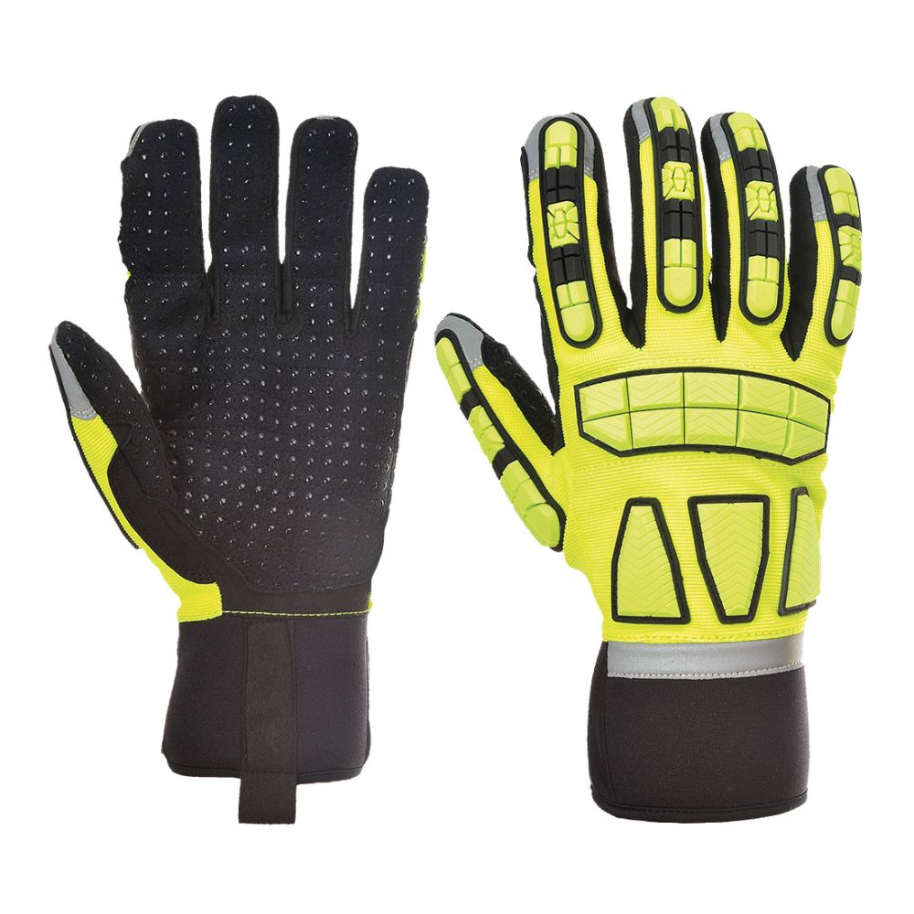 Guantes de trabajo sin forro safety impact vista 1