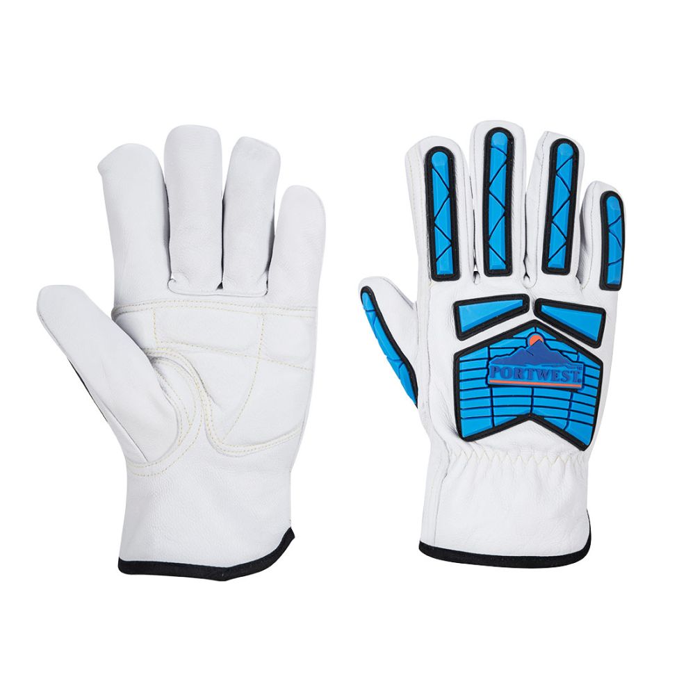 Guantes de trabajo arc flash impact driver con logo vista 1