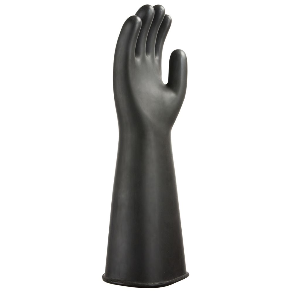 Guantes de trabajo grueso de látex vista 1