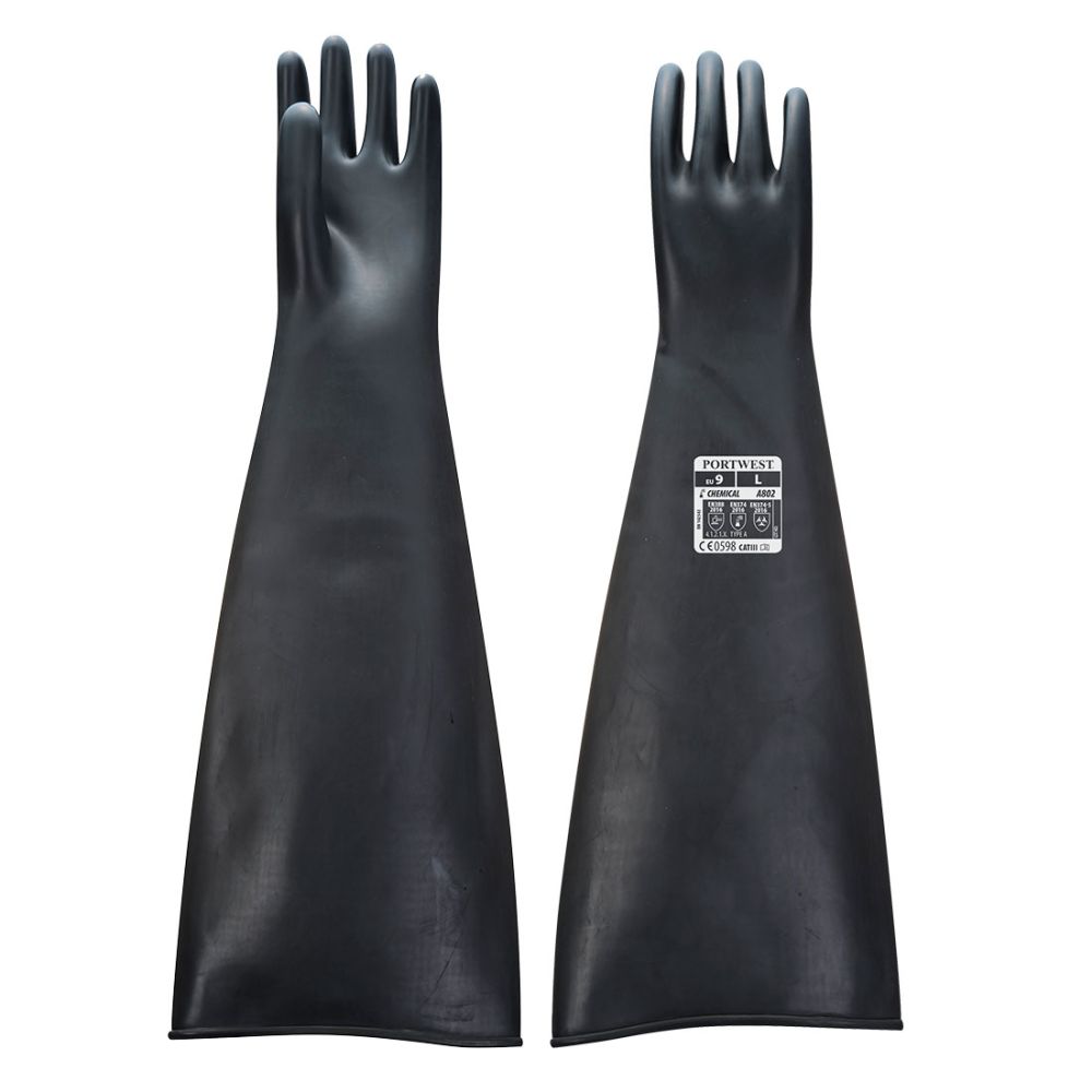 Guantes de trabajo grueso de látex 600mm vista 1