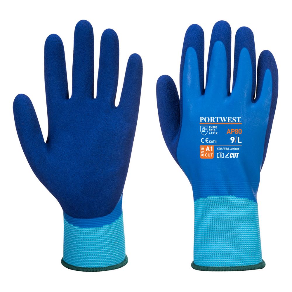 Guantes de trabajo liquid pro con impresión vista 1
