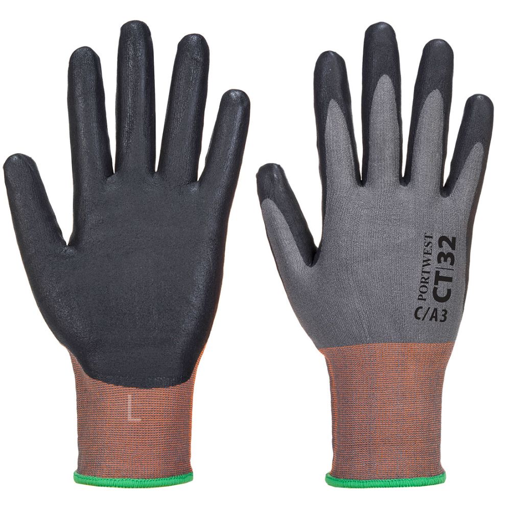 Guantes de trabajo de nitrilo micro esponjoso ct mr para personalizar vista 1