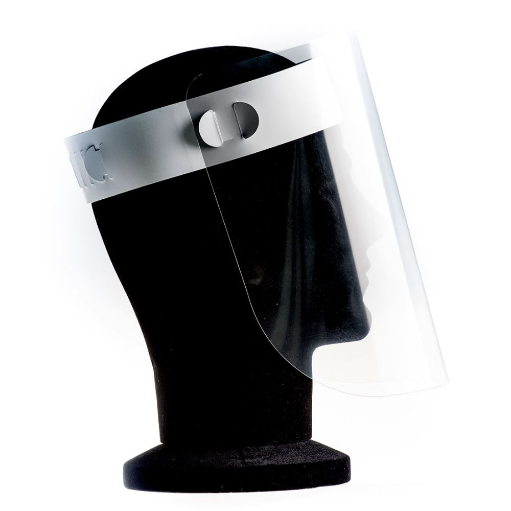 Pantalla facial facial apet (caja de 100 unidades) con logo vista 1