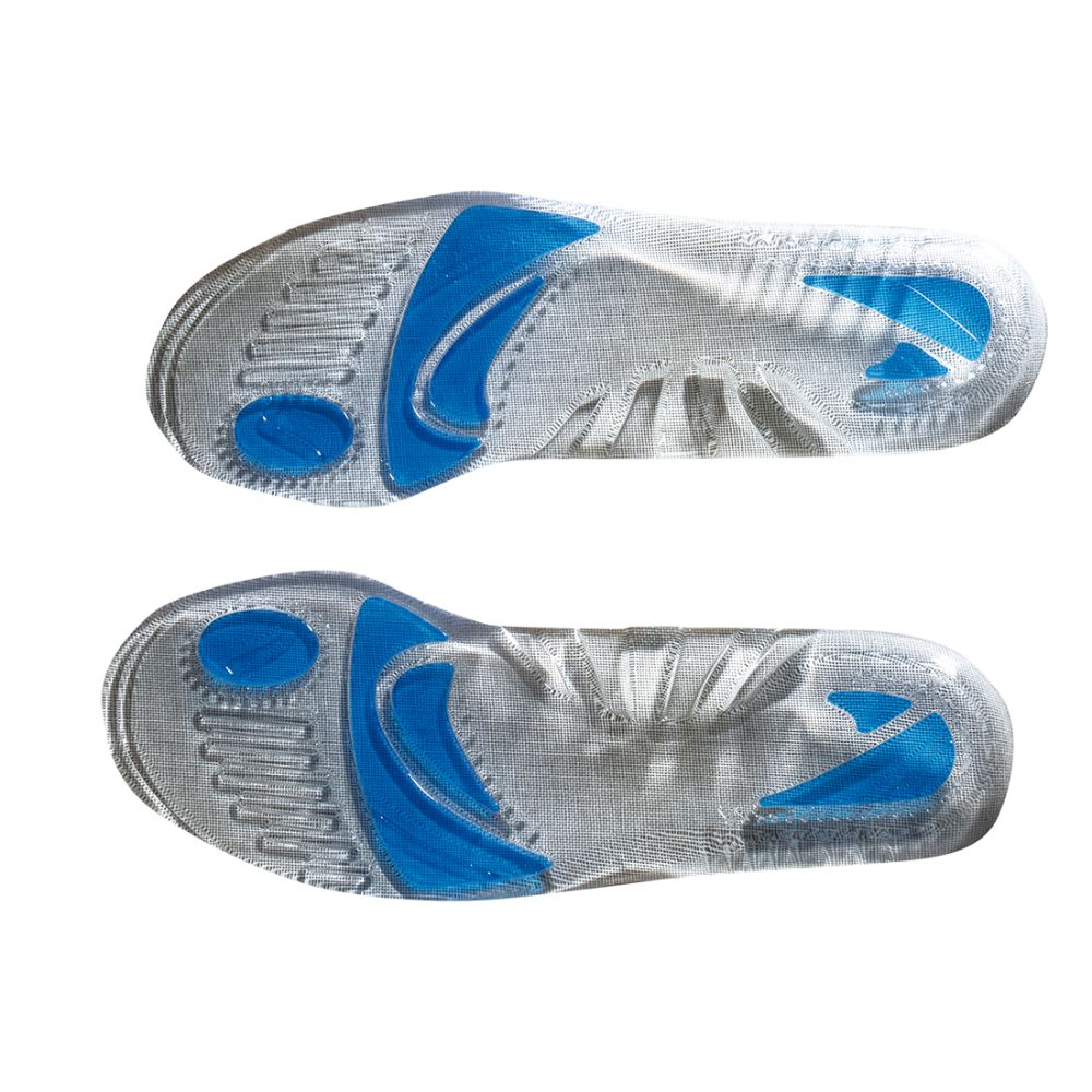 Zapatos de trabajo plantilla almohadillada con gel con impresión vista 1