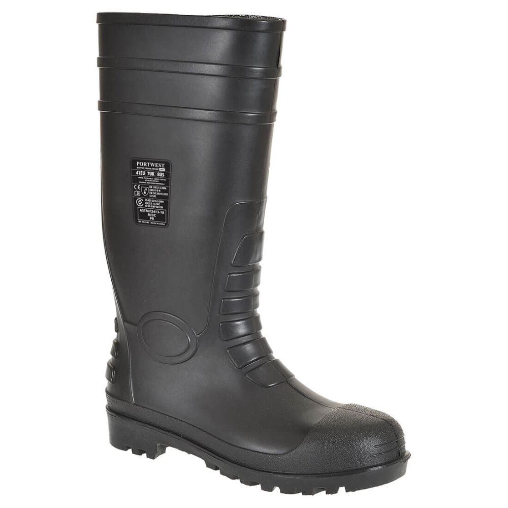 Zapatos de trabajo bota wellington total safety s5 vista 1