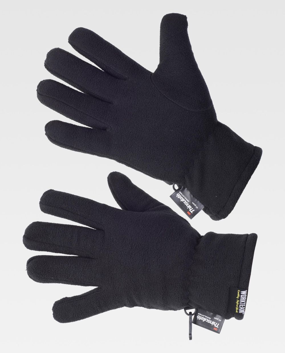 Guantes de trabajo workteam g0025 de poliéster con impresión vista 1