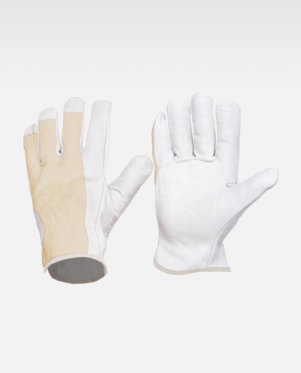 Guantes de trabajo workteam g1501 de piel vista 1