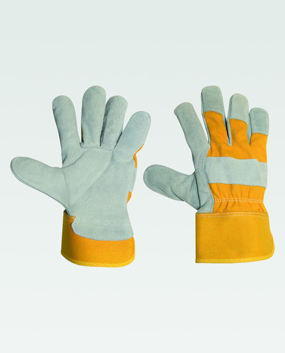 Guantes de trabajo workteam g2202 de algodon con logo vista 1