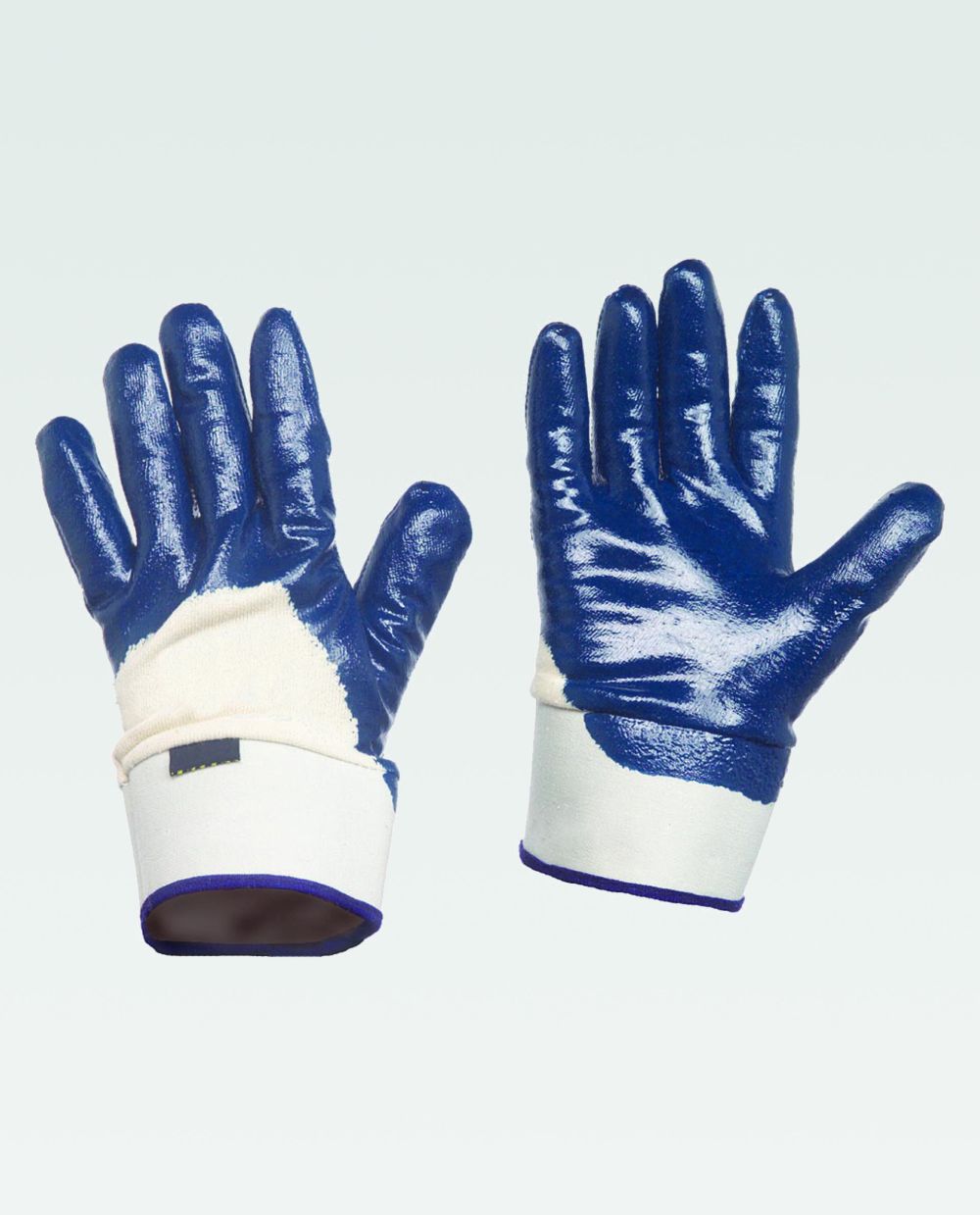 Guantes de trabajo workteam g4401 de nitrilo con logo vista 1