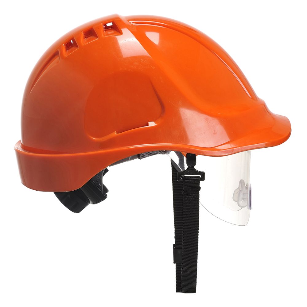 Pis casco endurance con visor con impresión vista 1