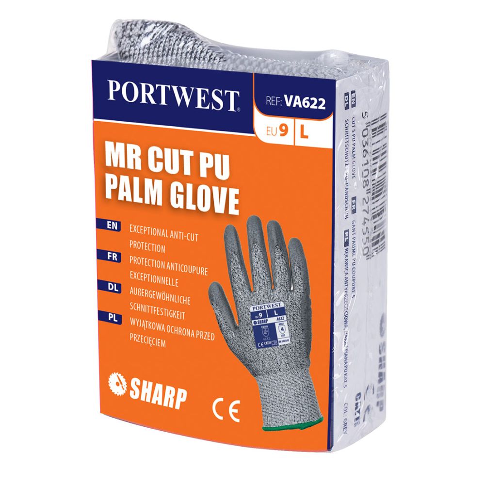 Guantes de trabajo vending anti corte mr con logo vista 1