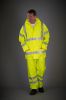 Chaqueta Hi-Vis (Alta Visibilidad) Soft Flex transpirable para lluvia Manga larga