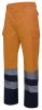 Pantalones reflectantes velilla bicolor multibolsillos alta visibilidad de algodon para personalizar vista 1