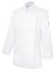 Chaquetas de cocinero velilla de cocina mujer con cremallera de algodon blanco para personalizar vista 1