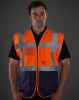 Chalecos reflectantes personalizados yoko de seguridad fluo para personalizar vista 2