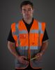 Chalecos reflectantes personalizados yoko de seguridad fluo para personalizar vista 3