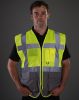 Chalecos reflectantes personalizados yoko de seguridad fluo para personalizar vista 5