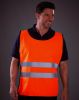 Chalecos reflectantes personalizados yoko fluo adulto tabard para personalizar vista 1