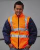 Chaquetas de trabajo yoko chaqueta acolchada con mangas extraíbles fluo vista 1