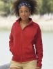 Forros polares fruit of the loom cremallera entera mujer fruit of the loom con logo vista 2