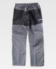 Pantalones de trabajo workteam b14 gris negro con publicidad vista 1