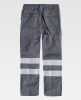 Pantalones de trabajo workteam b1417 de algodon gris para personalizar vista 1