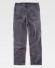 Pantalones de trabajo workteam b1455 de 100% algodón gris para personalizar vista 1