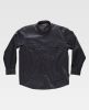 Camisas de trabajo workteam sport algodon negro para personalizar vista 1